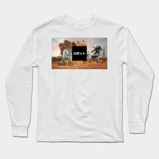 Mech Attack- Painting Mashup Long Sleeve T-Shirt